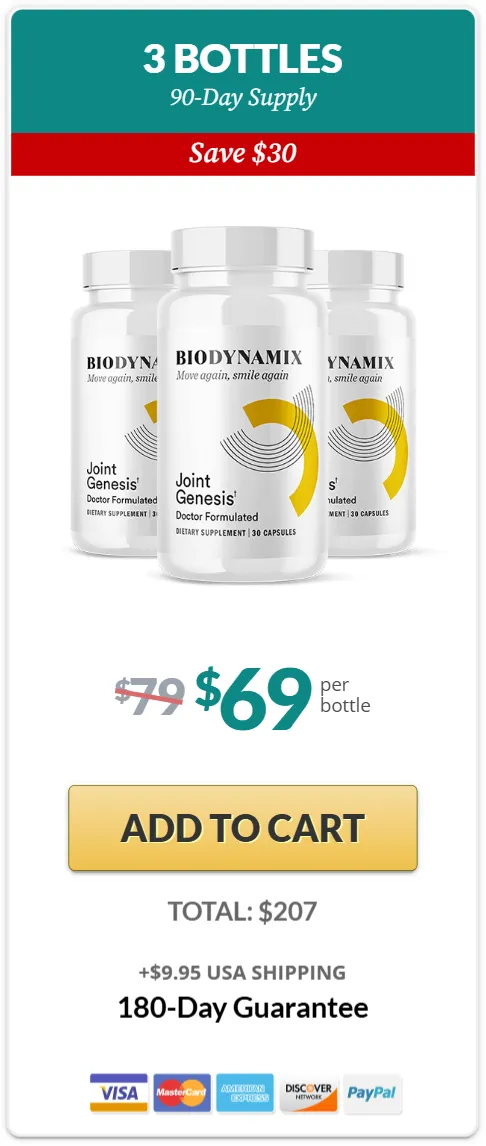 Joint Genesis-3 bottle price